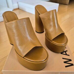 Never Worn Wandler Electra Platform Brown Sandals Sz 40